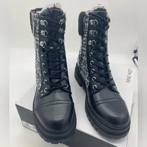 Nine West | Shoes | Nine West Pike Combat Lug Sole Boots New With Box |  Poshmark